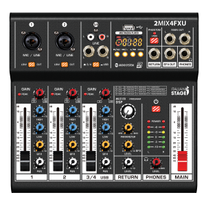 ITALIAN STAGE 4FXU 4 CHANNEL MIXER