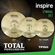 Total Percussion 14",16"&20" Cymbal Pack.