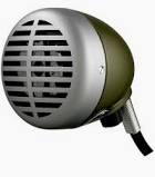 Shure 520-DX Green Bullet Harmonica Microphone