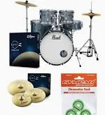 Pearl Roadshow X 22"5piece with Pearl Cymbals Garnet Black - Image 2