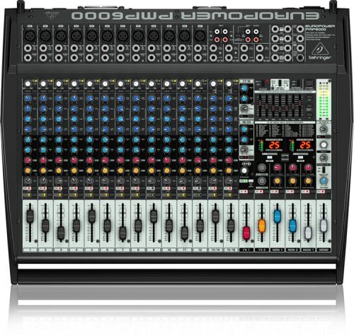 Behringer PMP 6000 Powered PA Mixer 20 Channel 1600 W