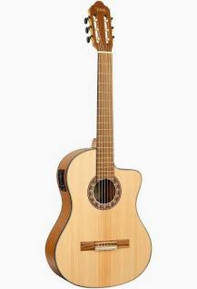 Valencia VC304CE 4/4 size Cutaway/Electric Classical Guitar